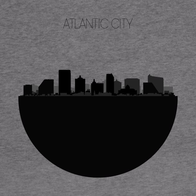 Atlantic City Skyline by inspirowl
